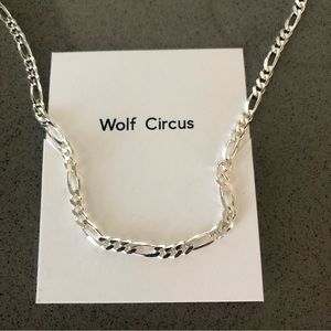 NWT Wolf Circus Sterling Silver Figueroa Chain 20”